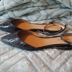 Banana Republic Ankle Strap Flats